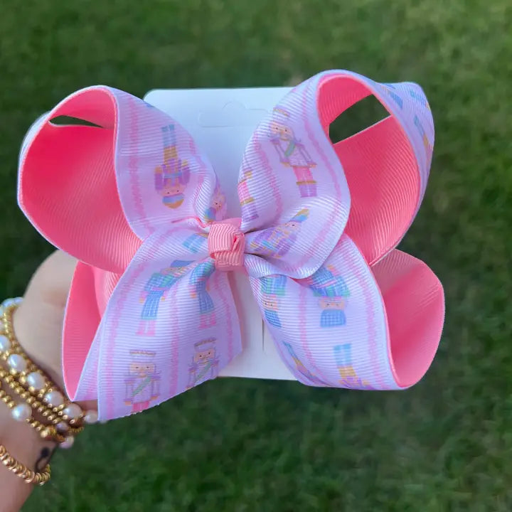 Nutcracker Hair Bow (B7)