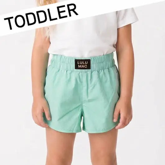 Mint Solid Toddler Short (PRESALE: ETA 7/16/26)