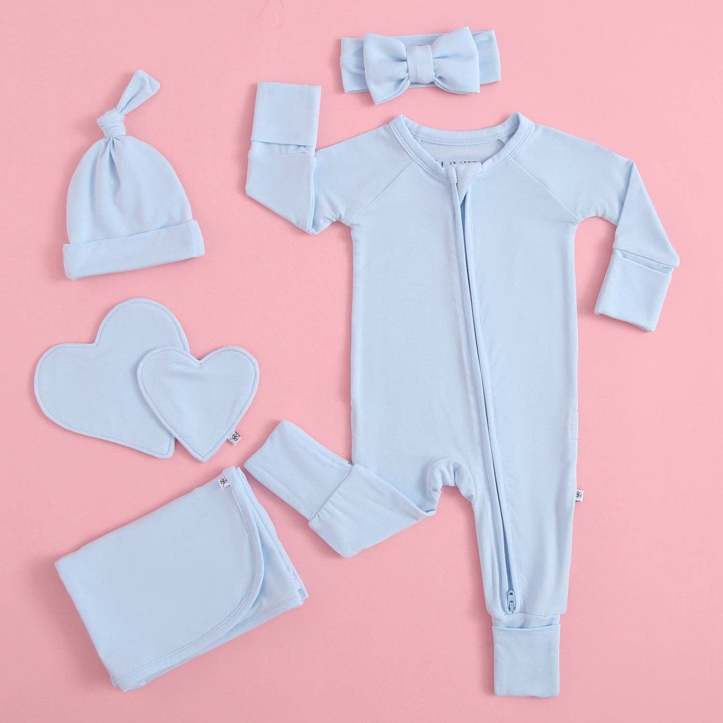 Dewdrop Zippered Bamboo 1-piece Baby Boy Clothing