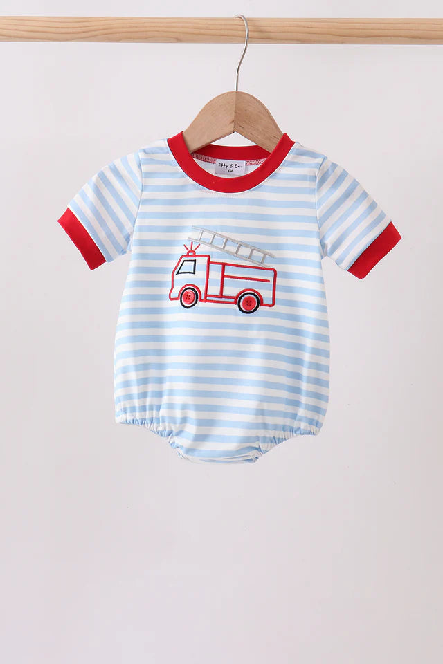 Firetruck Embroidery Bubble
