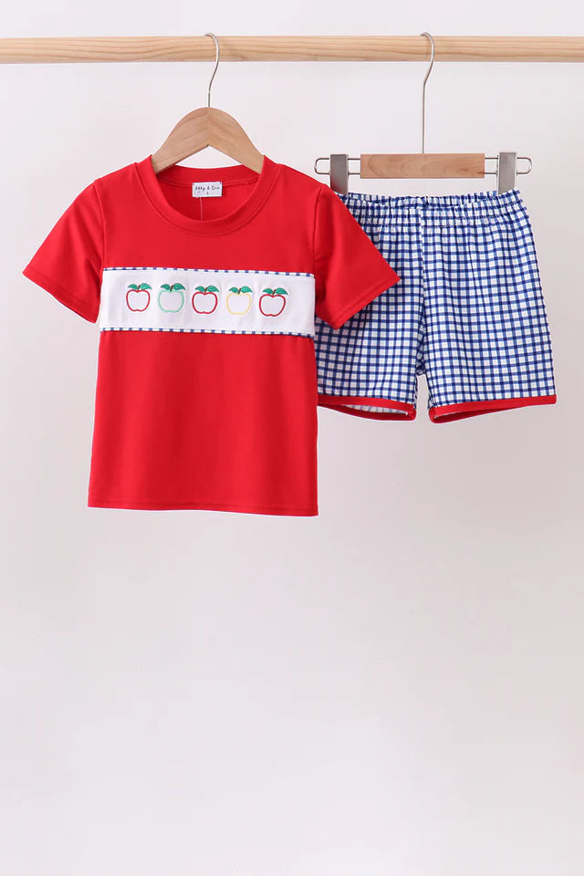 Blue Ribbon Apples Short Set