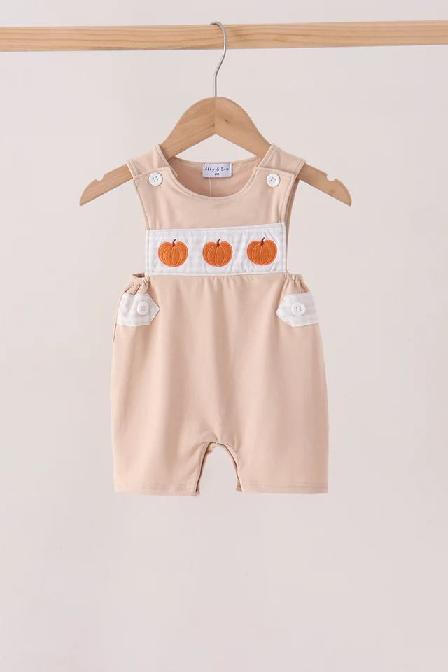 Khaki Pumpkin Embroidery Jon Jon (ETA: 10/21/26)