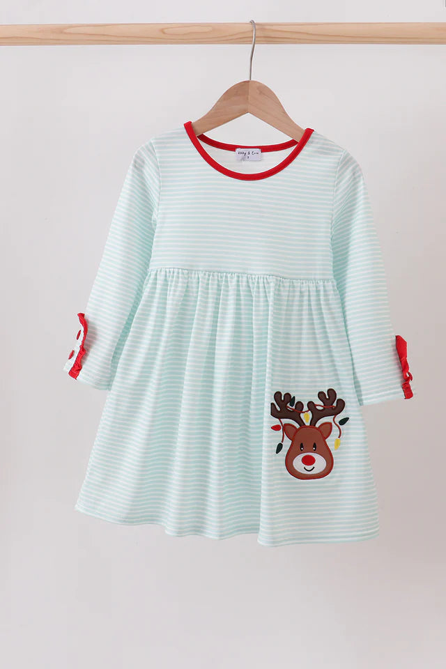 Rudolf & Twinkle Lights Dress (Presale - arriving approx. 9/3/25)