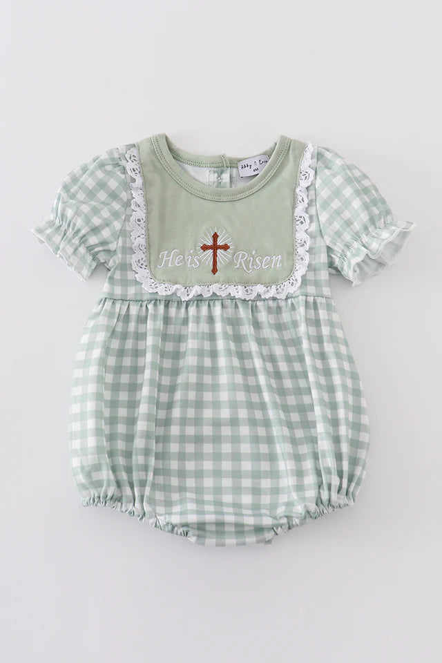 Sage He is Risen Girl Bubble