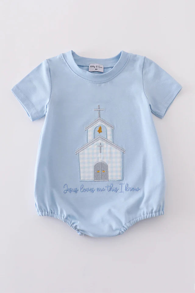 Jesus Love Me This I Know Boy Bubble (PRESALE - Est Arrival 3/26)