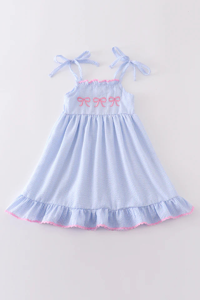 Sweet in Seersucker Dress (PRESALE-arriving by 5/16/25)
