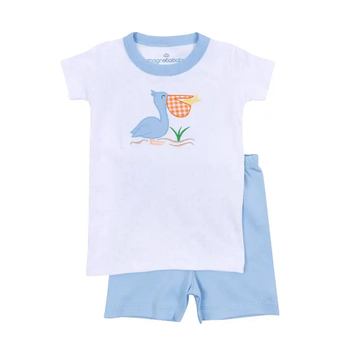 Pelican Bay Applique Short Pajamas (Magnolia Baby)