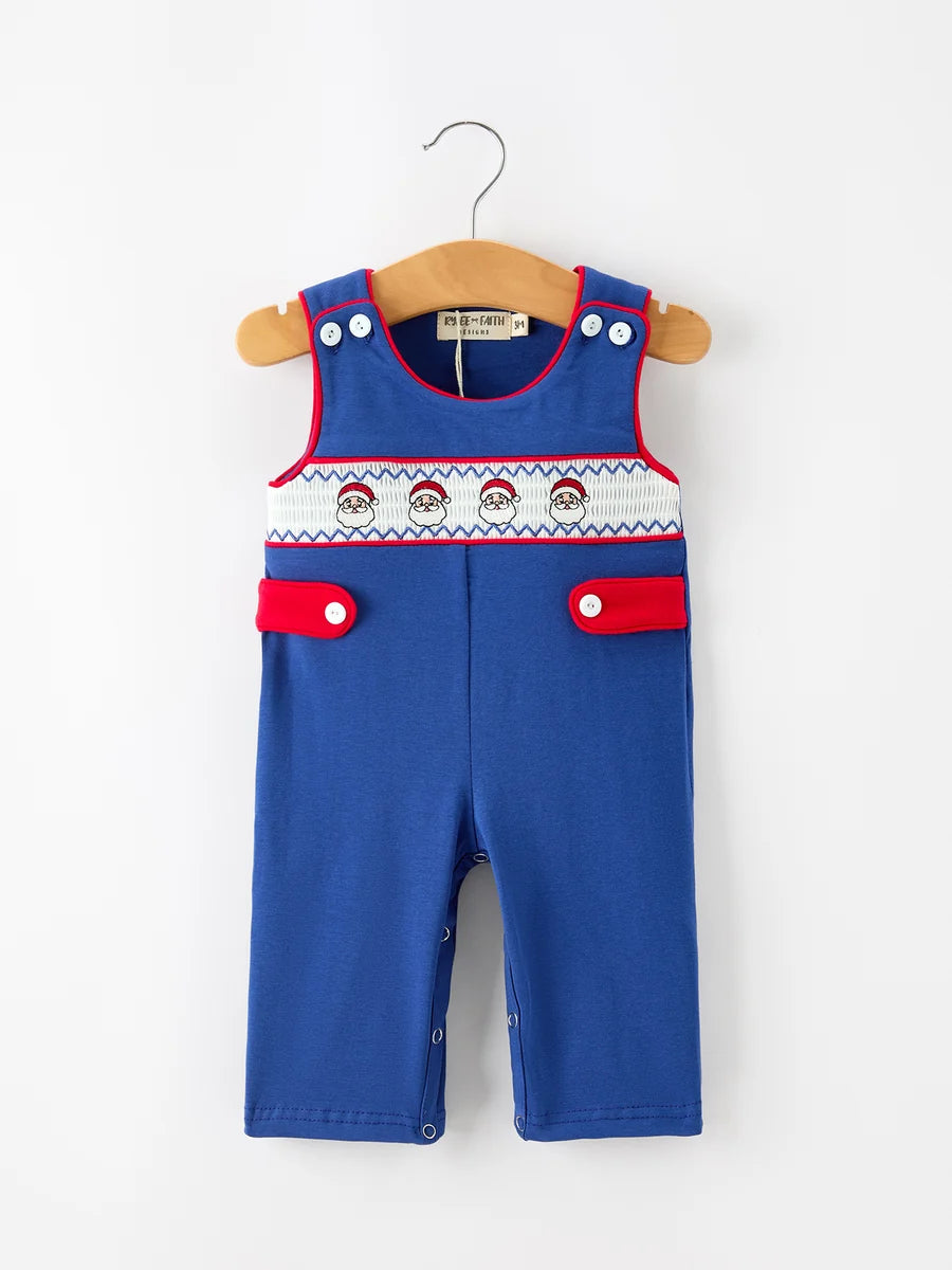 Blue/Red Santa Romper