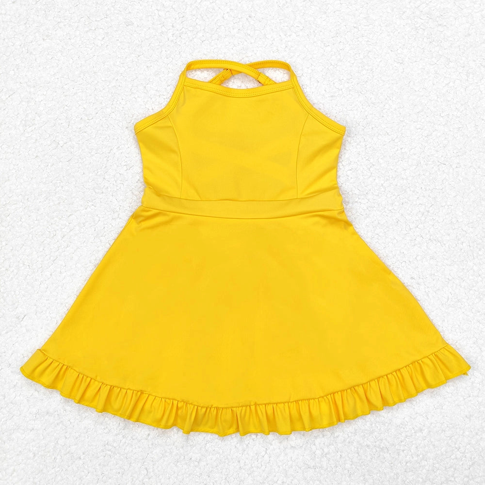 Active Wear Dress (Yellow)