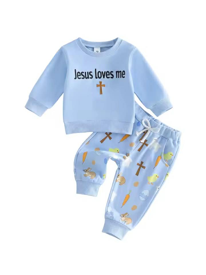 Jesus Loves Me Jogger Set