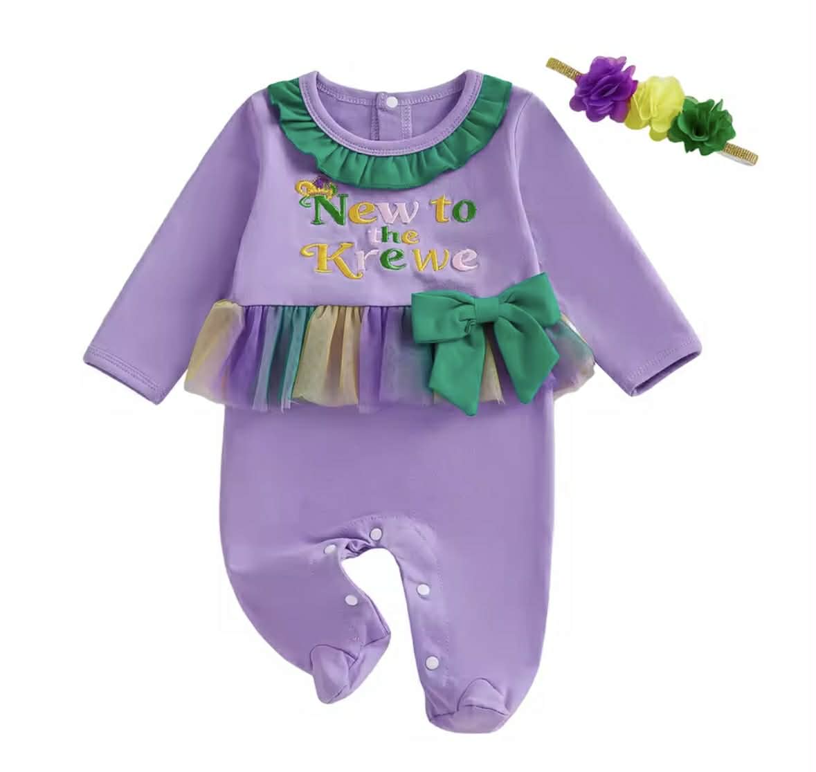 New to the Krewe Romper