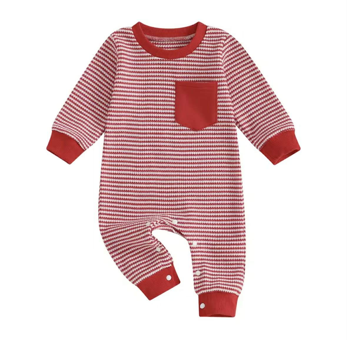 Candy Cane Stripes Romper