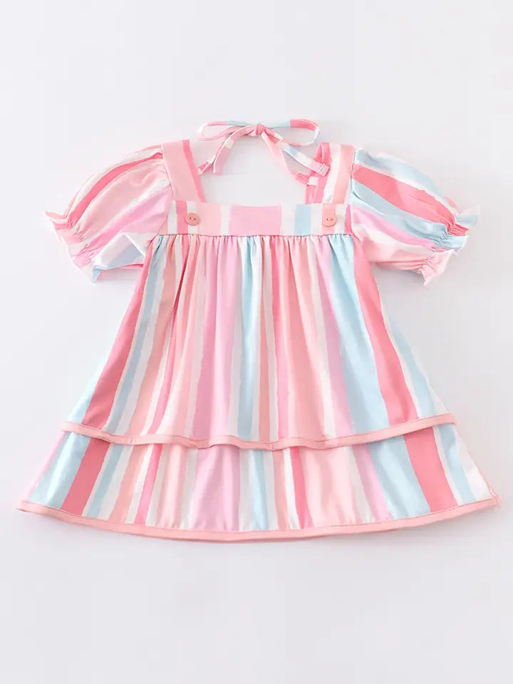 Colored Stripe Ruffle Shirt (SPECIAL DEAL)