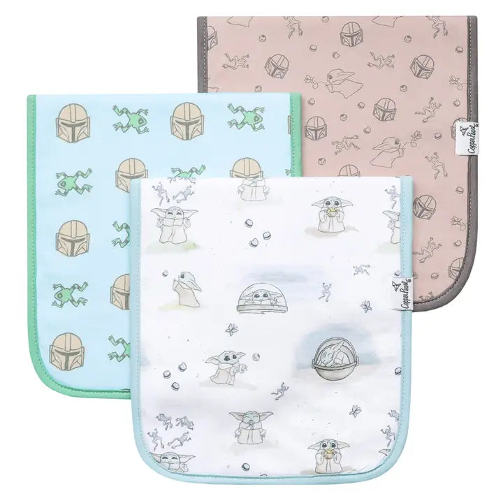 3 Pack Premium Burp Cloths - Star Wars Grogu (ETA: 7/21/26)