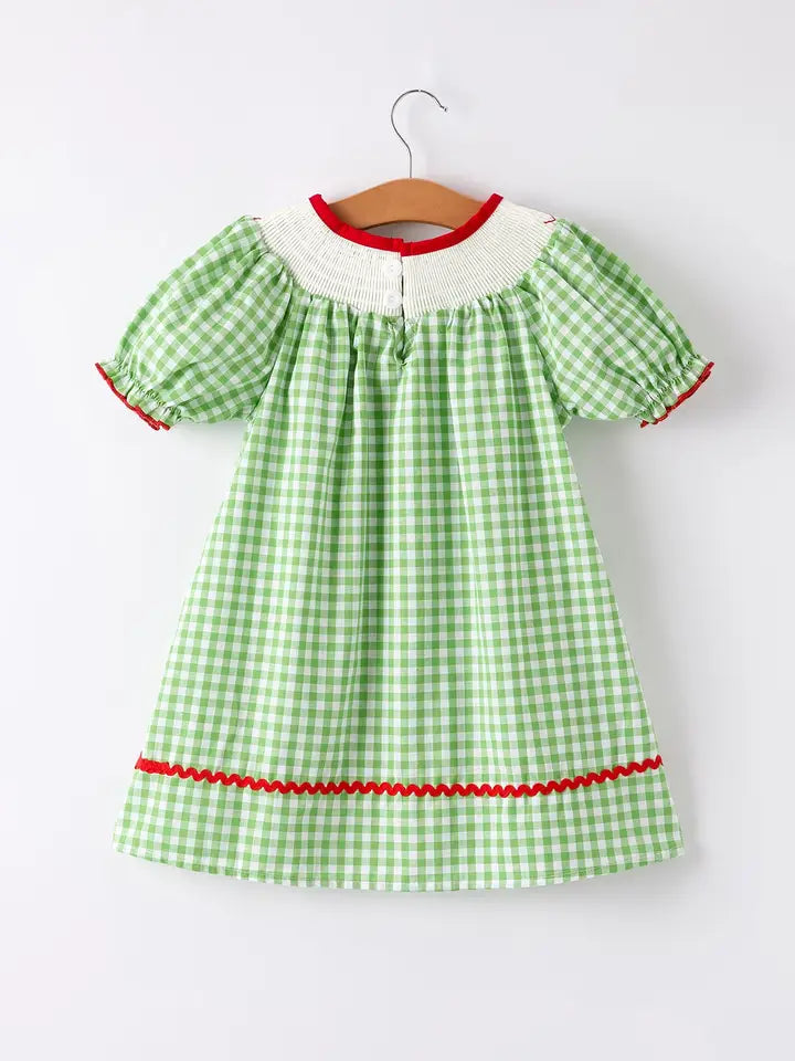 Inchworm Apple Dress