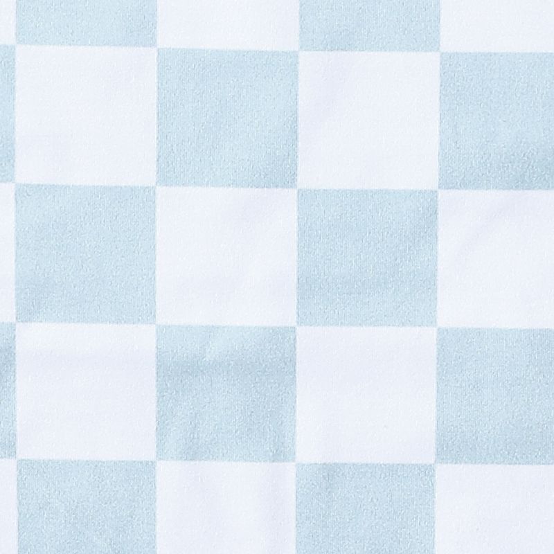Blue Checkered Boy Romper
