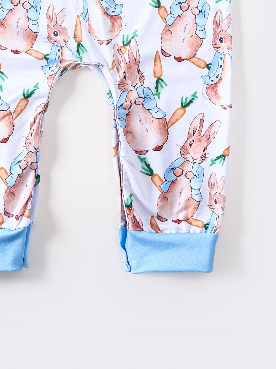 Blue Rabbit Boy Romper