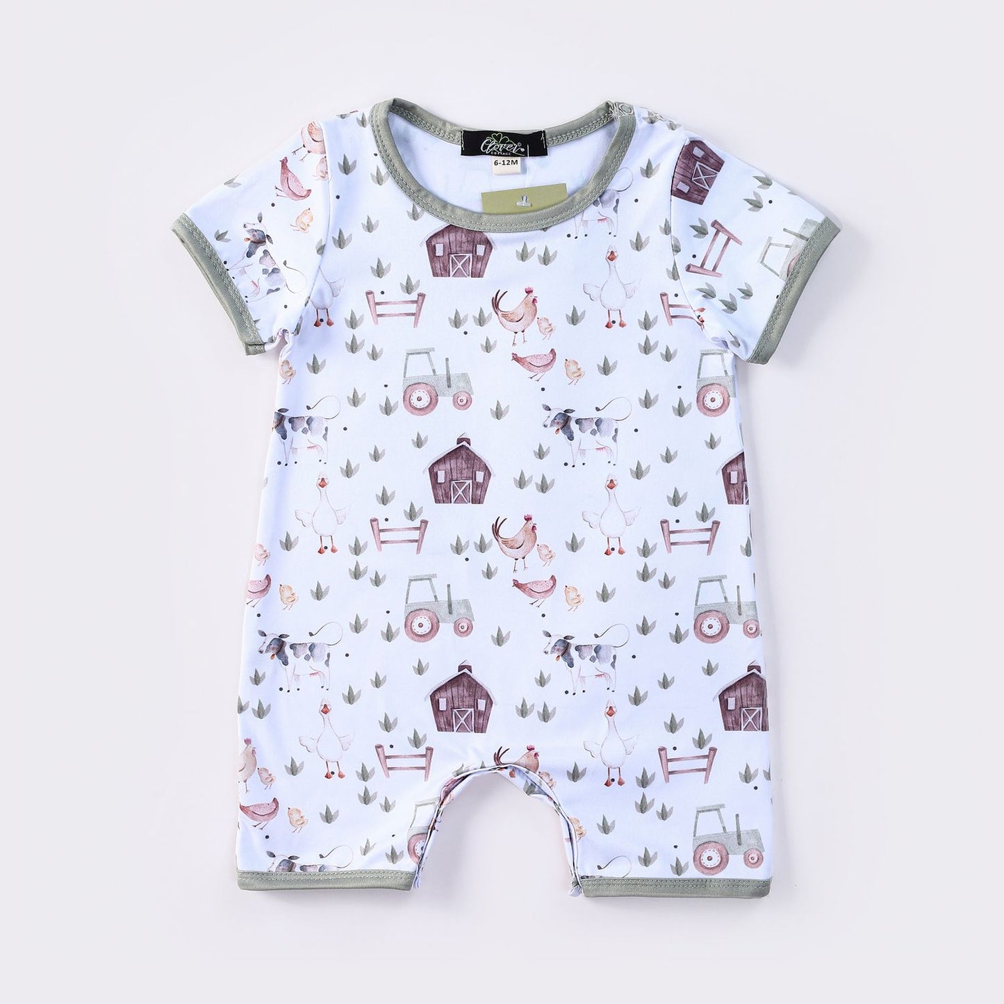 Sage Farm Boy Romper