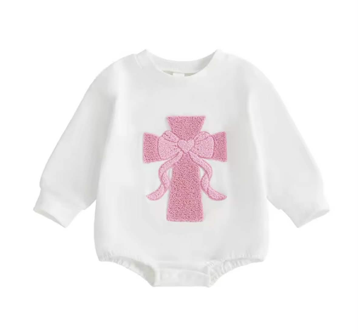 Sweet Cross Bow Romper