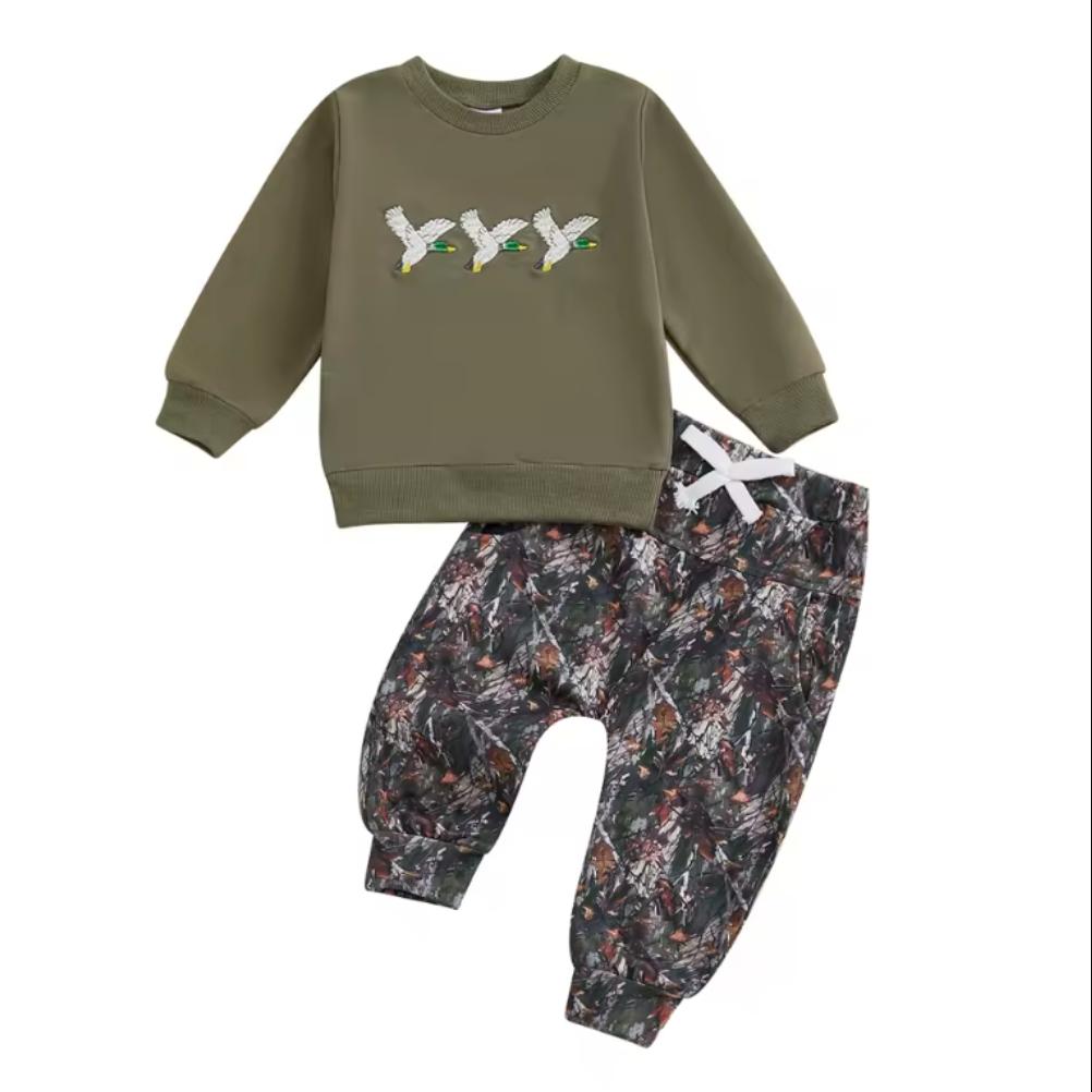 Camo Duck Embroidery Jogger