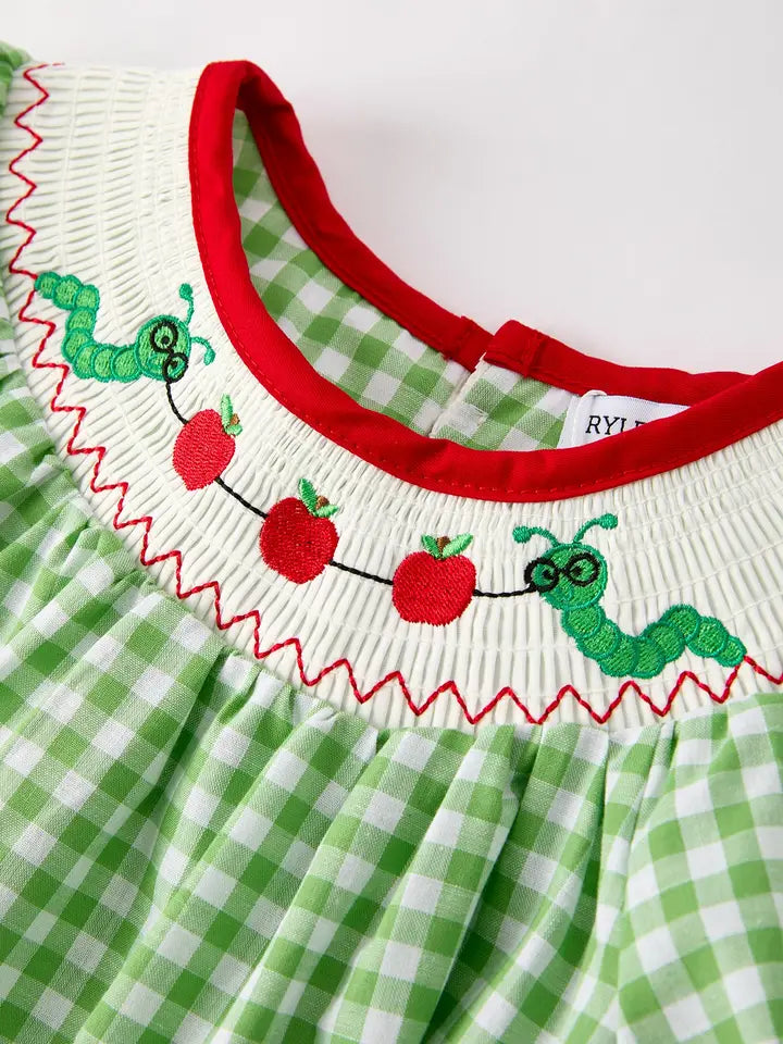 Inchworm Apple Dress