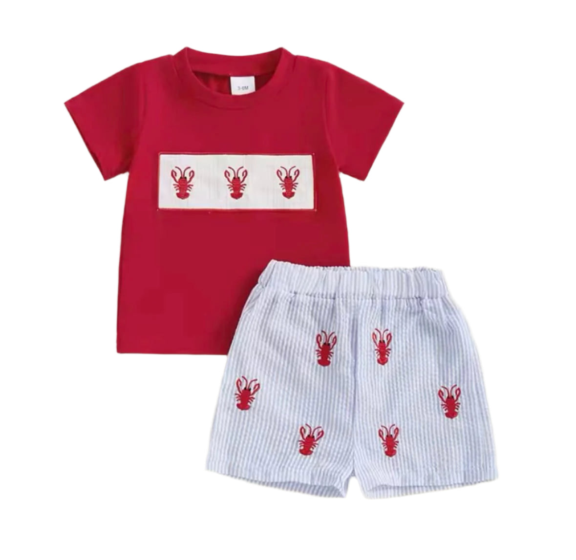 Little Crawfish Short Set