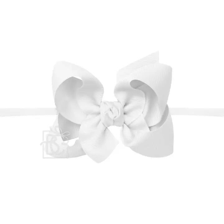 1/4" Nylon Pantyhose Headband Bow (Beyond Creations)
