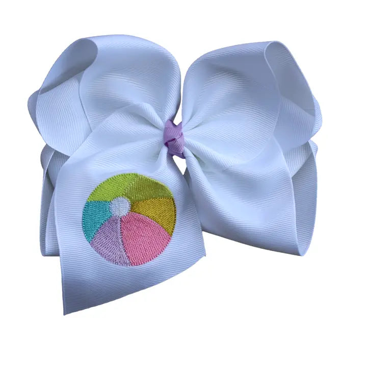 Beach Ball Hair Bow