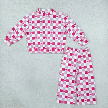 PREORDER - Valentine Mock Neck Pant Set