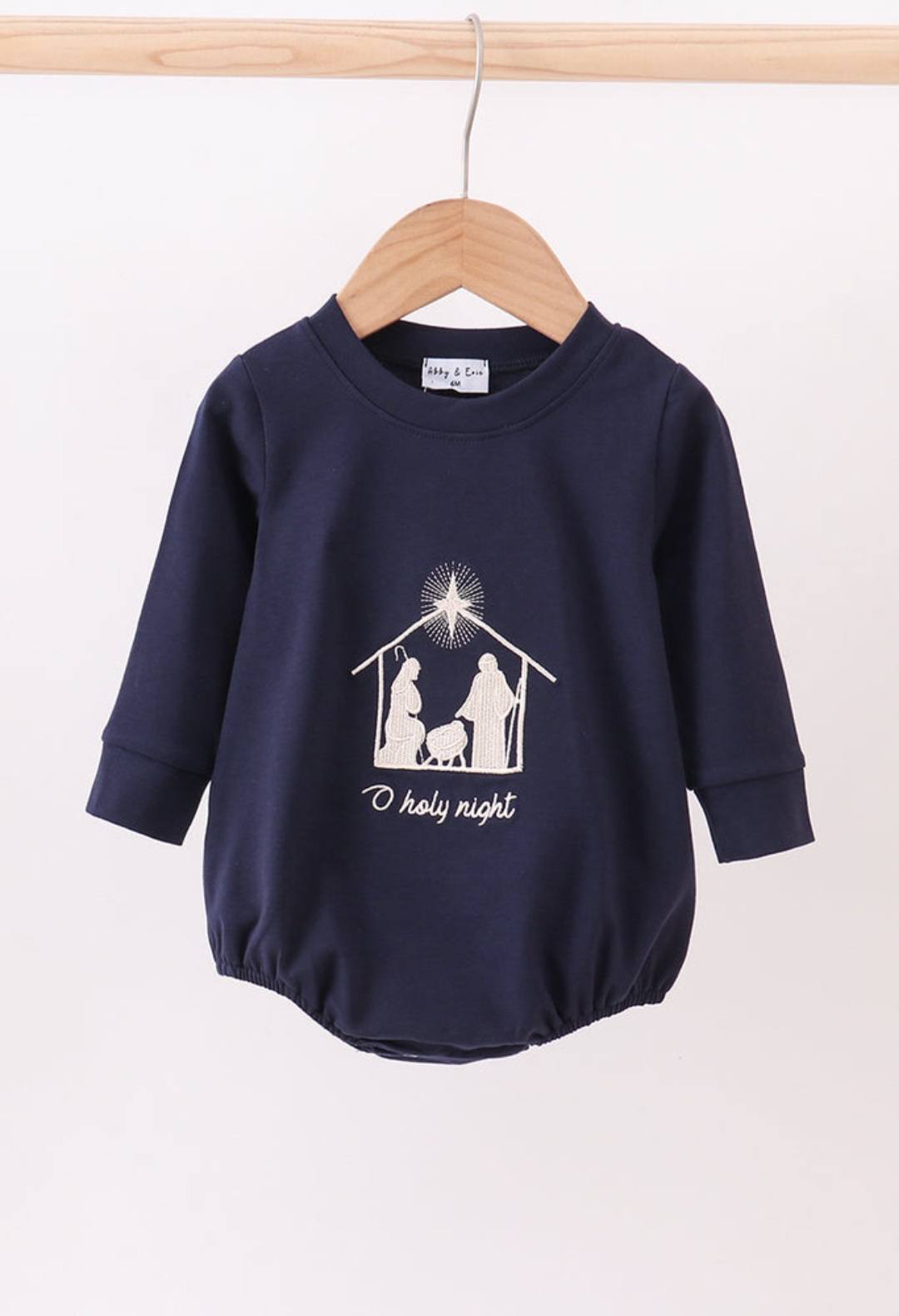 Away in a Manger Boy Romper