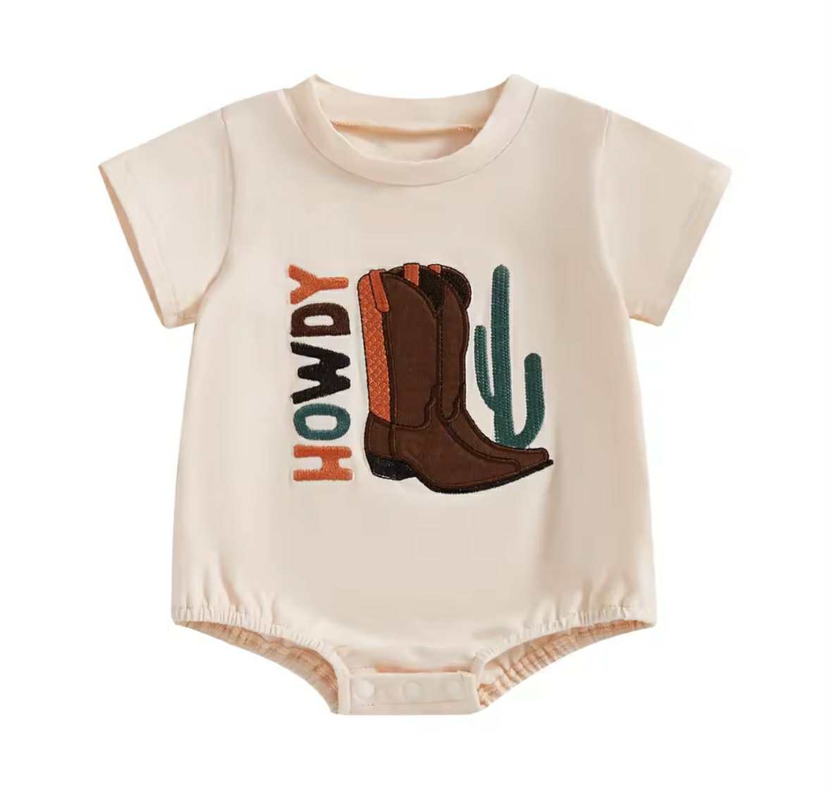 Howdy Boots Romper