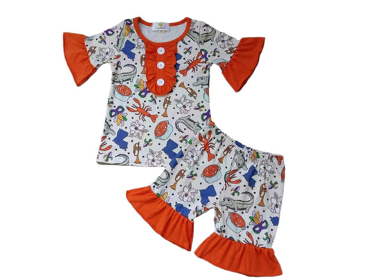 Lagniappe Collection: Girls Shortie Lounge Wear