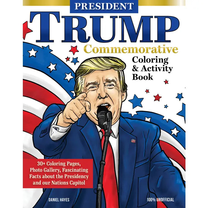 President Trump Commemorative Coloring & Activity Book