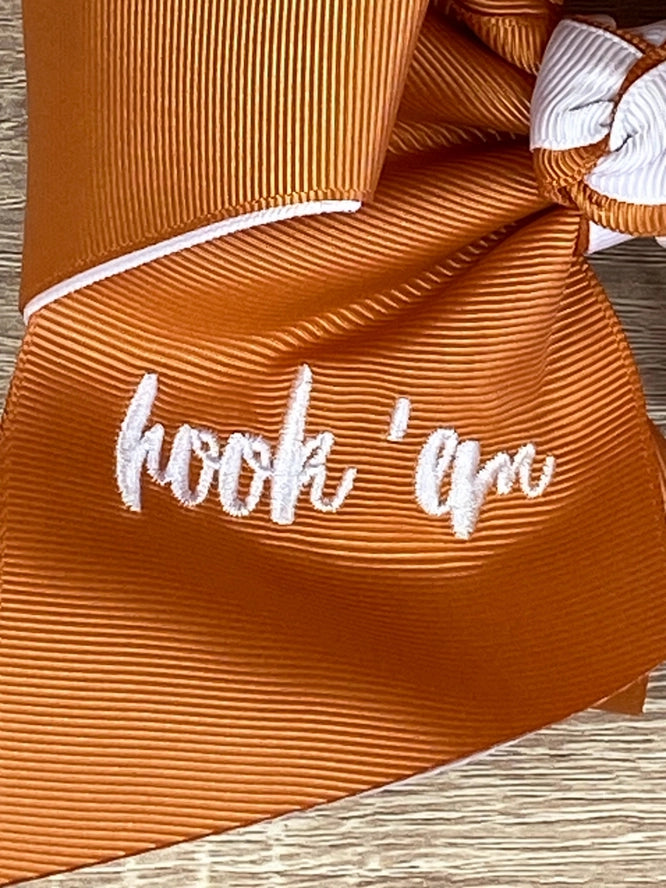 Double Layer School Spirit Hair Bows