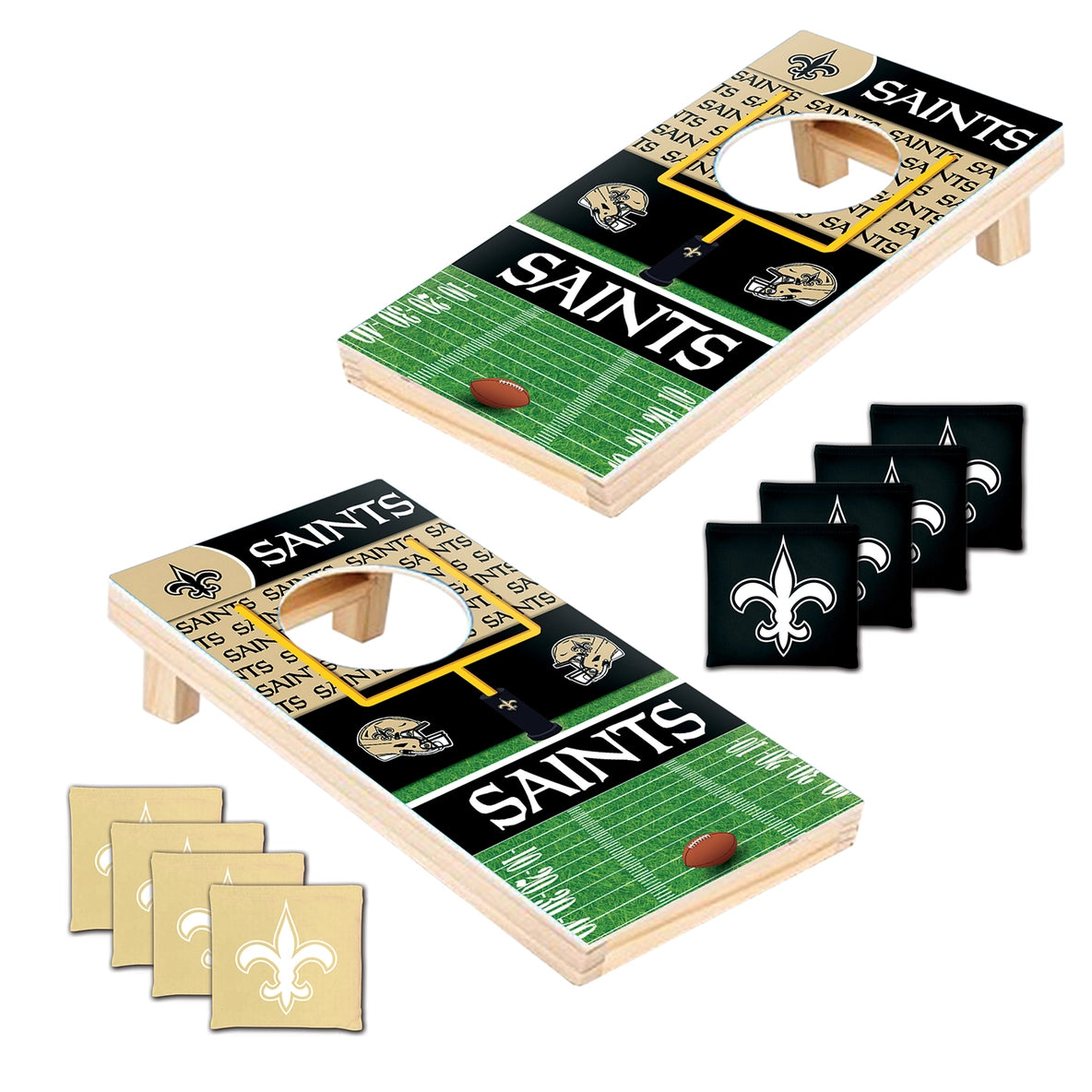 New Orleans Saints - Nfl Tabletop Cornhole
