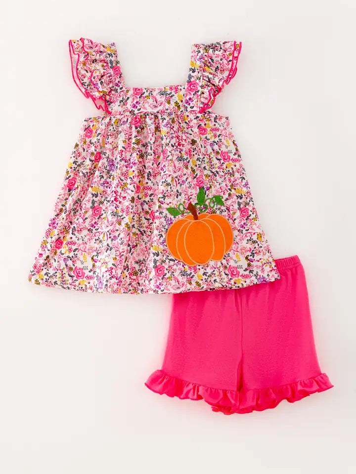 Floral Pumpkin Set