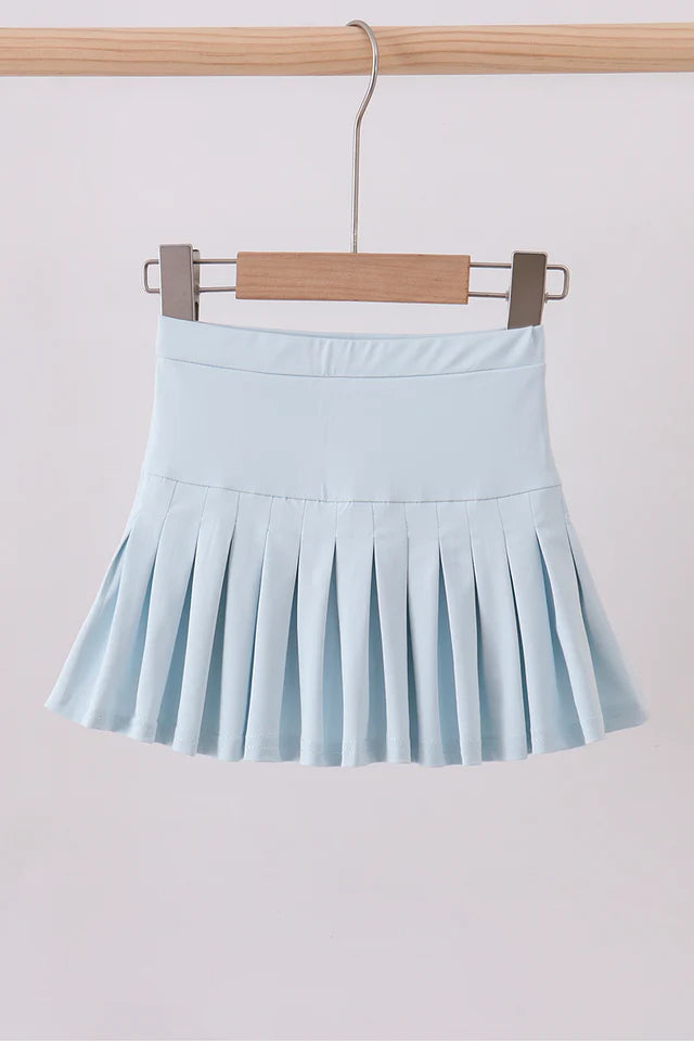 Sky Pleated Skort