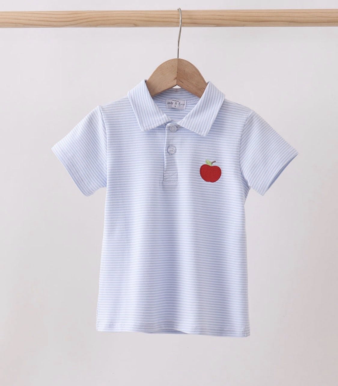 Striped Apple Collared Shirt