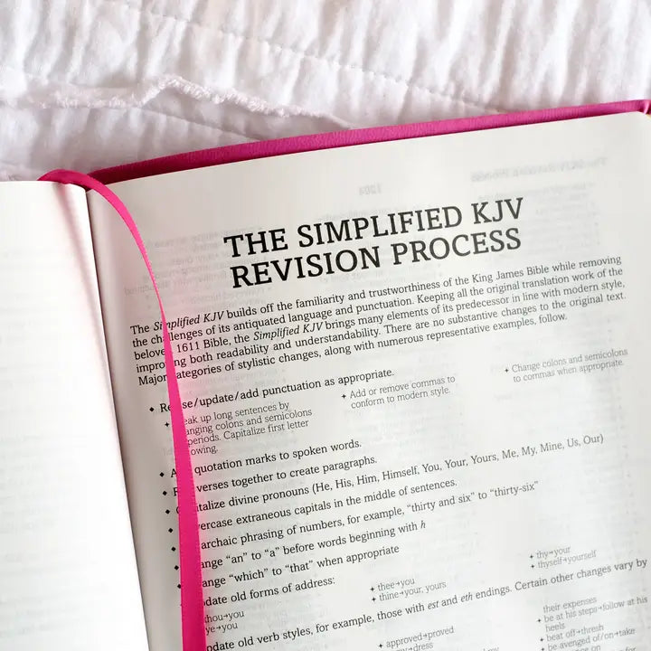 My Bible Skjv For Girls (Pink and Gold Florals)