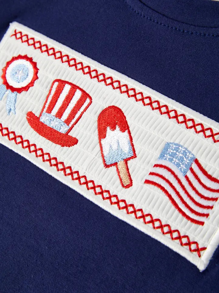 Stars & Stripes Smocked Short Set