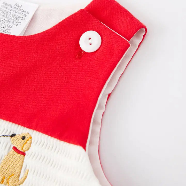 Puppy Love Boy Romper