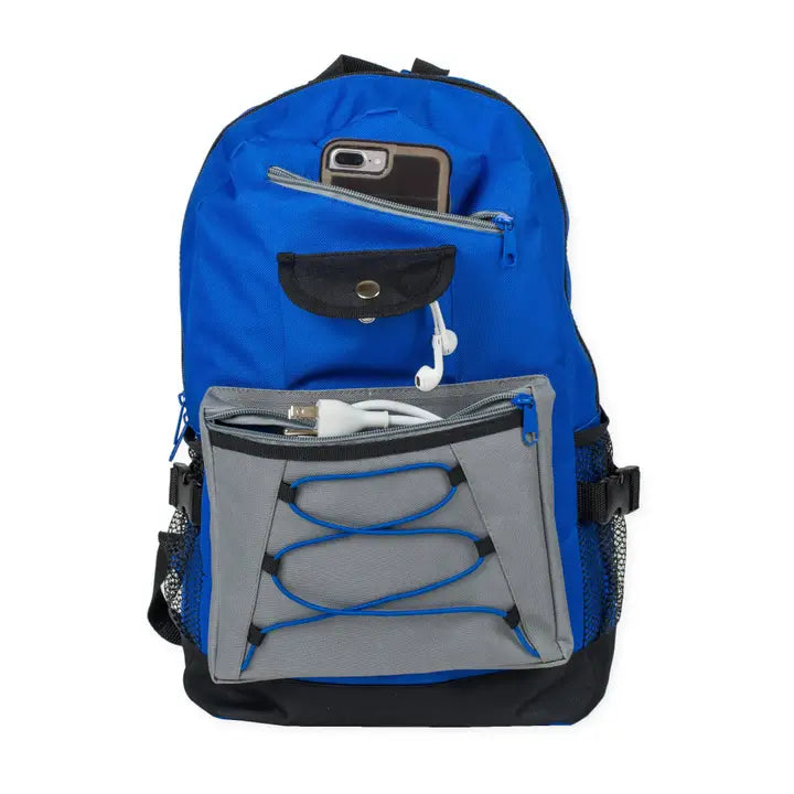 Royal Blue Laptop School Backpack