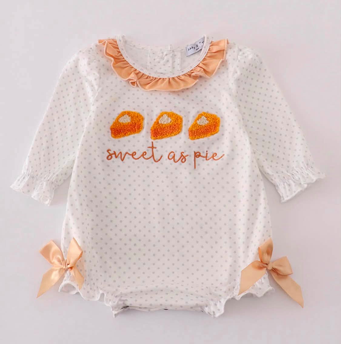 Sweet As Pie French Knot Romper