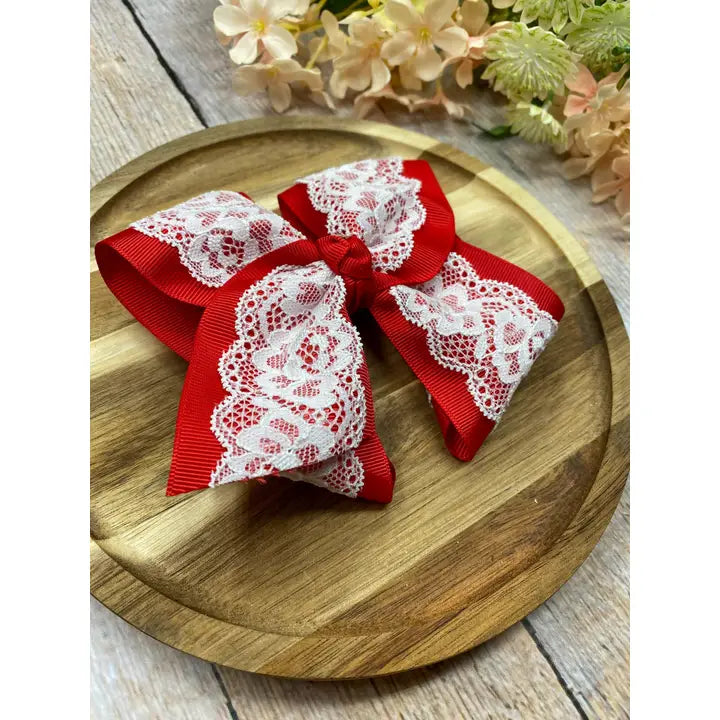 Chantilly Lace Two-Tone Bow