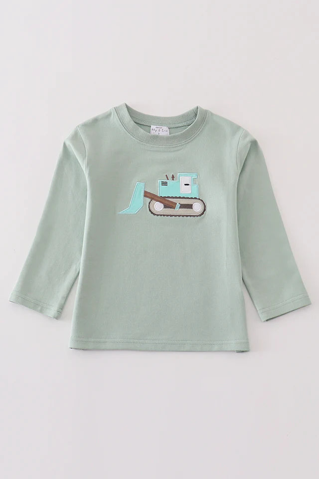 Little Digger Applique Top