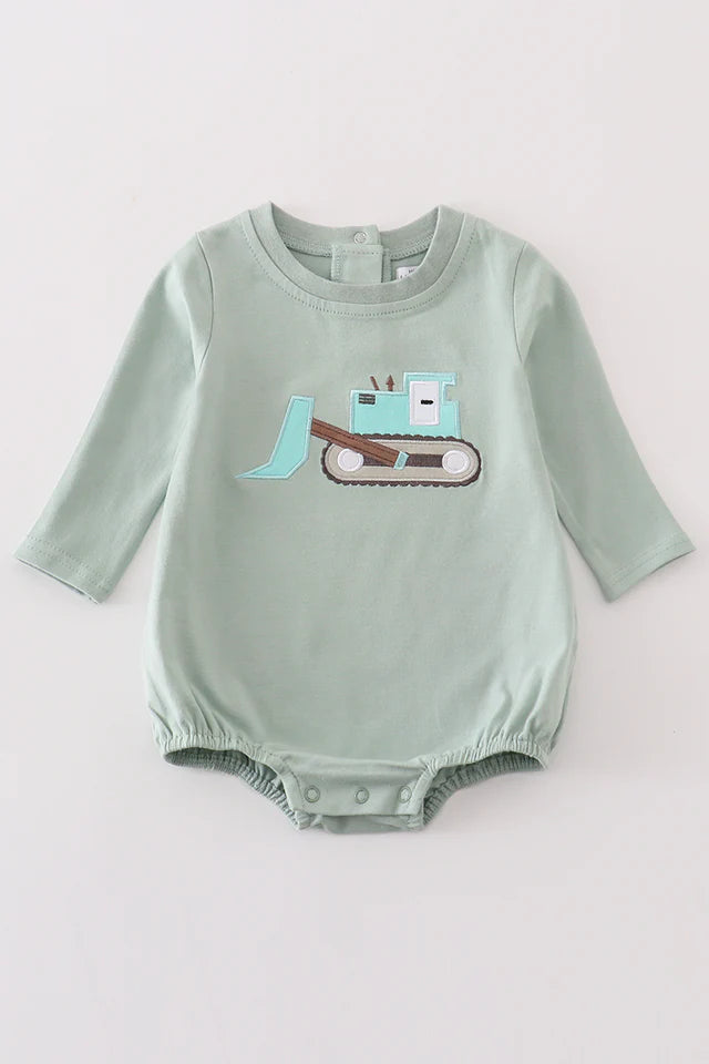 Little Digger Applique Romper