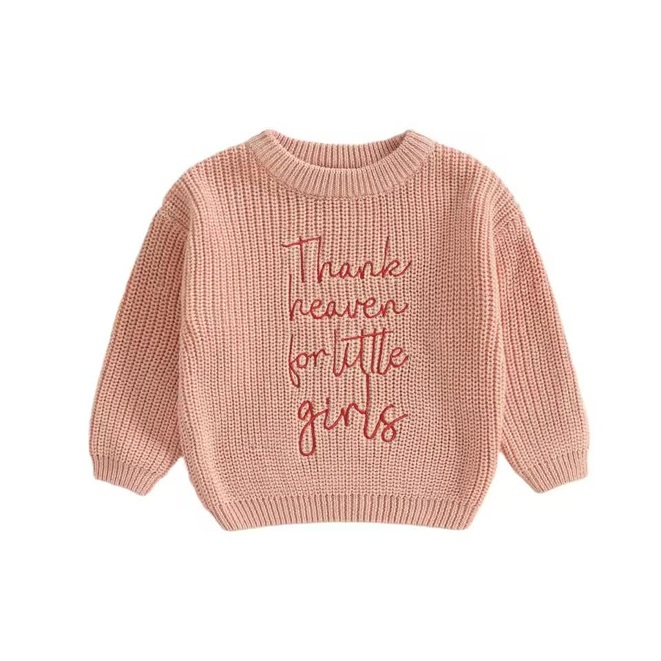 Thank Heavens for Little Girls Sweater