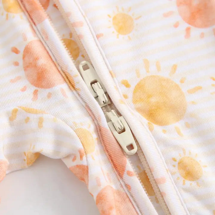 Brighter Days Zippered Baby Romper (ETA: 7/21/26)