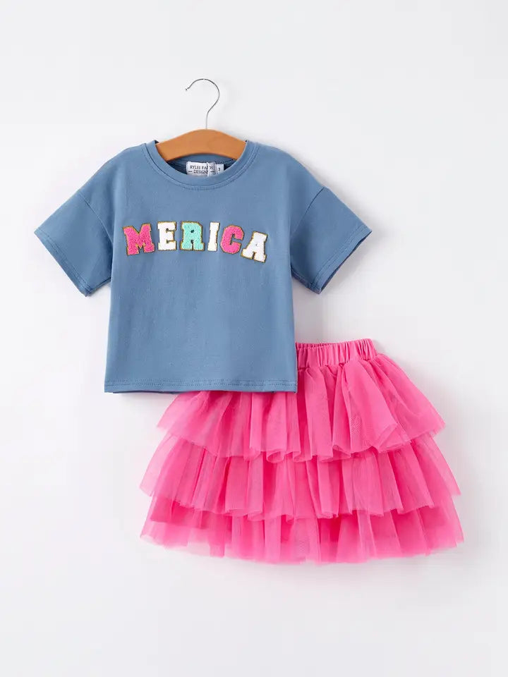 “Merica” Girls Tutu Set