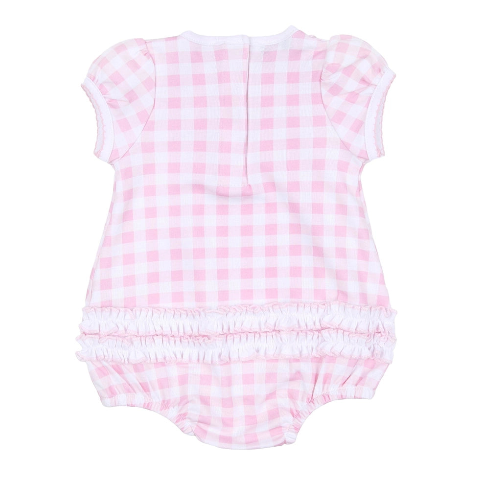 Baby Checks Bubble - Pink (Magnolia Baby)